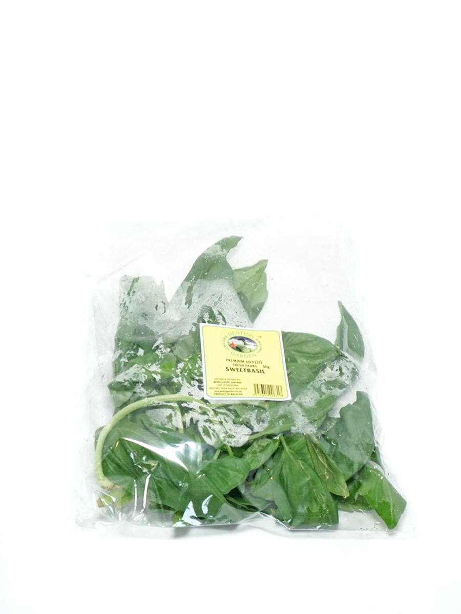 GG HERBS SWEET BASIL 50G – Village Grocer - Southkey